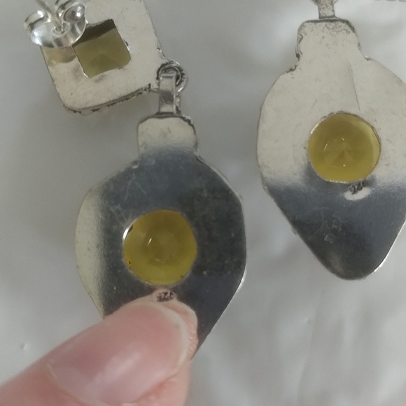 Citrine earrings - Picture 4 of 4